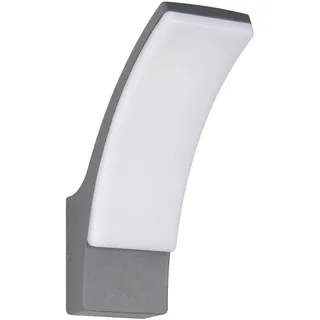 Reality Leuchten LED Außen Wandleuchte Beja R23356142, Aluminium Druckguss, Acryl weiß, inkl. 12.5 Watt LED