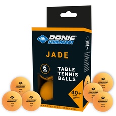Bild Jade Poly 40+ Tischtennisbälle, 6 Stk. im Blister, orange,