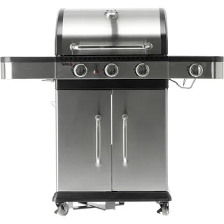 Gasgrill 3+1, Edelstahl 11,2Kw - Yg-20018 - Silber, Schwarz