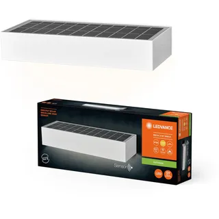 LEDVANCE ENDURA STYLE BRICKLUME Sensor, Solarleuchte, 6W, 850lm, weiß, indirekte Beleuchtung, Bewegungsmelder, Tageslichtsensor, IP65 Schutzklasse, 3.000K Farbtemperatur, warmweiße Lichtfarbe