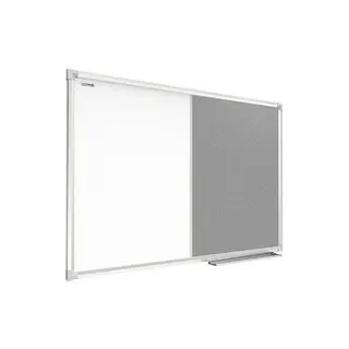 ALLboards Whiteboard-Pinnwand 60,0 x 40,0 cm Textil weiß