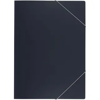 Oxford Eckspanner-Mappe, aus PP-Kunststoff, anthrazit, 10er Pack