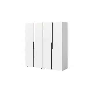Möbel Boss Drehtürenschrank Anga 160 x 180 x 51 cm Weiß