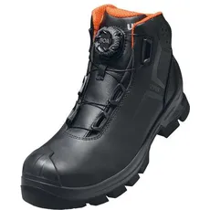 Uvex Safety, Sicherheitsschuhe, 2 MACSOLEÂ Stiefel S3 65322 schwarz, orange Weite 11 Größe 42 (S3, 42)