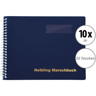 Helbling BMB25 Marschbuch blau 25 Taschen 10x Set