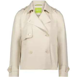 Jackenblazer CARTOON "Sommermantel mit Reverskragen", Damen, Gr. 42, beige (sheer bliss), Obermaterial: 94% Polyester PES. 6% Elasthan EL., Blazer Jackenblazer
