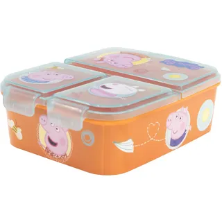 Stor Peppa Pig Lunchbox Lunchbox, Mehrfarbig