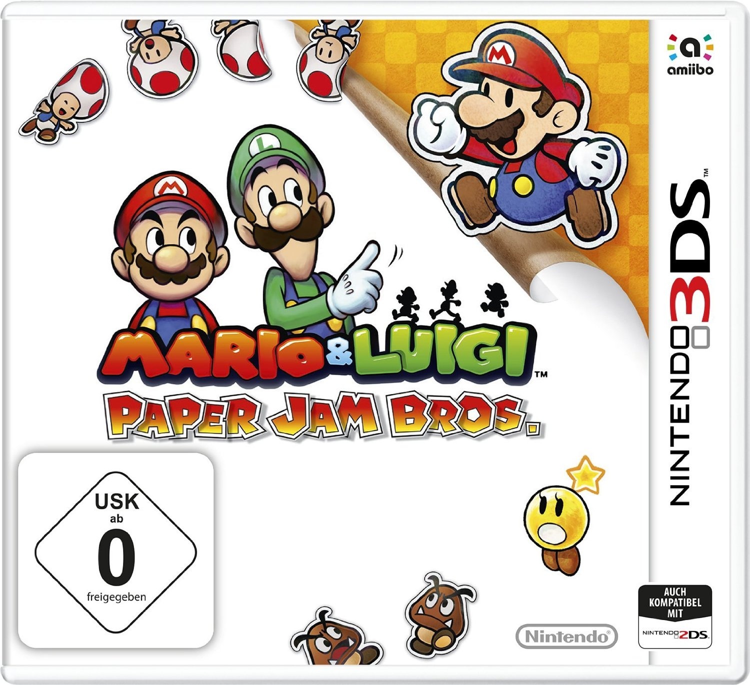 Bild von Mario & Luigi: Paper Jam Bros. (USK) (3DS)