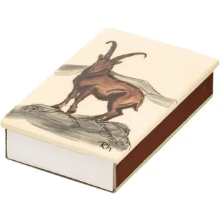 Kuhn Rikon 39717 Zündholzschachtel gross Steinbock, Keramik, Stoneware