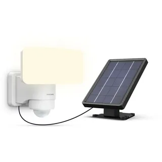 Philips Tylus 929004632201 Solar-Außenwandleuchte mit Bewegungsmelder LED 6W Weiß
