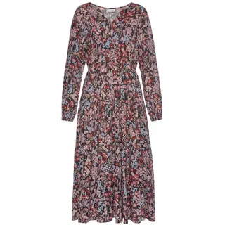 LASCANA Maxikleid Blümchenprint Mehrfarbig 34