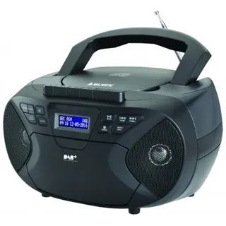 Majestic AH2430DABBK Cd-Player Tragbar Radio DAB UKW Kassette Anschluss Aux
