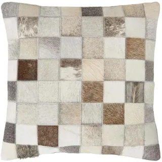Homescapes Patchwork-Kissen 45 x 45 cm Mehrfarbig
