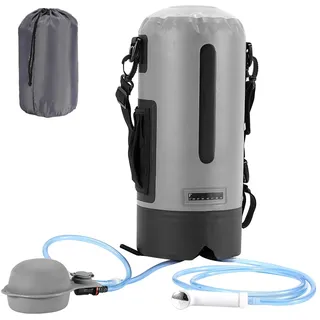 Ansobea Campingdusche 12L Grau