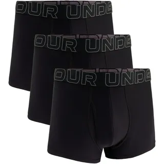 Under Armour Herren 3er Pack Performance Tech Solid 3 IN Schwarz L