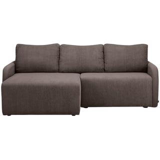 CARRYHOME Ecksofa Braun, - 217x146 cm,