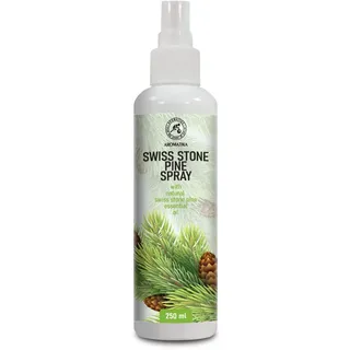 Aromatisches Spray Zirbelkiefer 250 ml - Zirbelkiefernöl Spray - Natürliches Duftspray mit ätherischem Zirbenöl - Raumduft & Lufterfrischer für Räume und Textilien - Frischer Zirbenduft