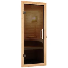 Bild von Karibu Sauna Anja Fronteinstieg, 9 kW Saunaofen mit externer Steuerung, für 3 Personen - beige