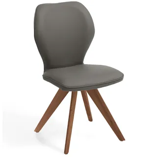 Niehoff Sitzmöbel Colorado Trend-Line Design-Stuhl Gestell Wild-Nussbaum - Leder