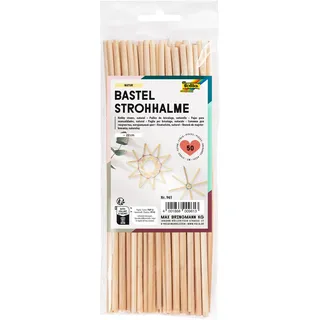 Folia Bastelhalme 50 St. 22 cm Natur