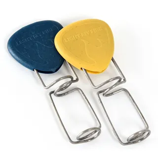 Light My Fire Grillgabel 2er Set Edelstahl/Kunststoff mustyyellow/hazyblue