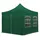 Faltpavillon 3 x 3 m inkl. 4 Seitenteile Dunkelgrün