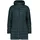 Woman Parka Zip Hood Trek Green mel XS