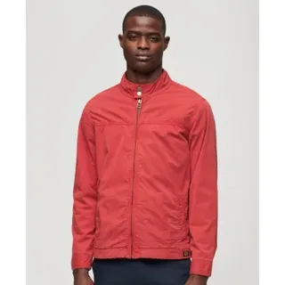 Superdry für Herren. M5011864A Klassische Harrington Jacke rot (XXL), Lässig, Baumwolle, Langarm