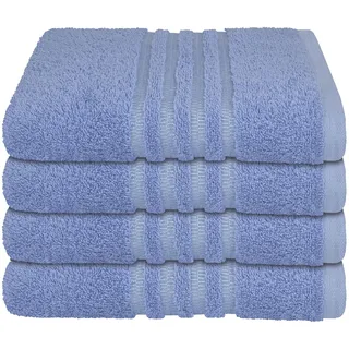 Milano Handtuch 4 x 50 x 100 cm hellblau