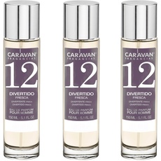 3 x Caravan Herrenparfum Nr. 12-150 ml.