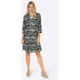 Heine Etuikleid Druck-Kleid Grün 34