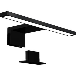 B.K.Licht Spiegelleuchte 8 W 780 lm 4000 K Schwarz 30 cm