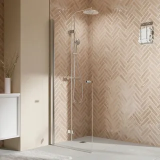 Breuer Drehfalttür Elana 2.0 Walk-In Klarglas inkl. CER+ 200 cm x 120 cm Links