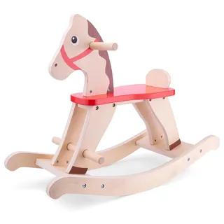 New Classic Toys Schaukelpferd Holz - natur - Schaukeltier Spielzeug