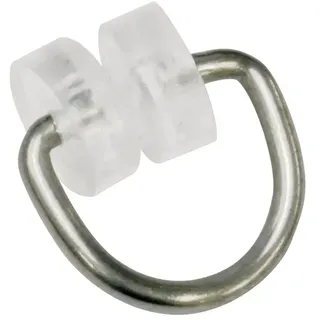 GARDINIA T-Rollringe Silber/Transparent, 20-er Pack