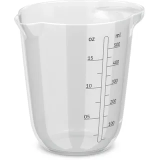 Mepal Messbecher Chef it - Leicht ablesbare, eingravierte Skala - Ergonomischer Griff - Leichtes Material - 500 ml - Transparent