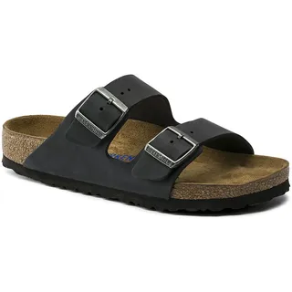 Birkenstock Arizona Weichbettung Naturleder geölt schwarz 39