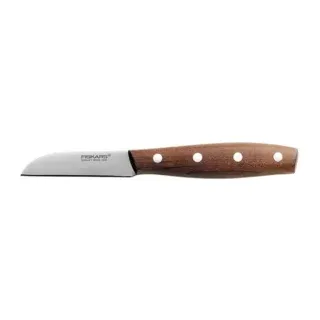 Fiskars Norr Schälmesser, 7 cm, Hochwertiges Küchenmesser aus rostfreiem Stahl, 1 Messer