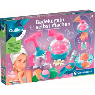 CLEMENTONI Galileo Lab, Badekugeln selbst machen", weiß, neutral),