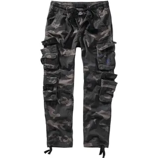 Brandit Textil Brandit Pure Slim Fit Trouser in Camouflage, - Gr.: S