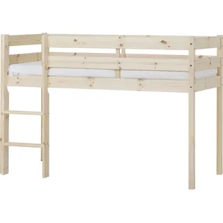 Hoppekids Hochbett ECO COMFORT 81 x 114 x 166 cm Kiefer massiv beige