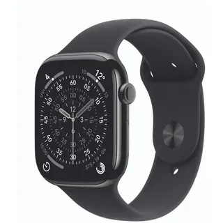Watch Series 11 GPS + Cellular 46mm Slate Titanium Sport Band black S/M