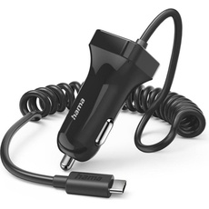 Bild Auto-Ladegerät mit USB-C-Anschluss 12W 1.0m schwarz (201609)