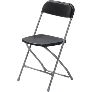 VEBA Klappstuhl Budget Grau-Schwarz