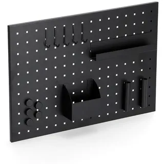 Zeller Present Memoboard , Schwarz , Metall , 50x35x1 cm , Büromöbel, Bürobedarf, Sonstiger Bürobedarf