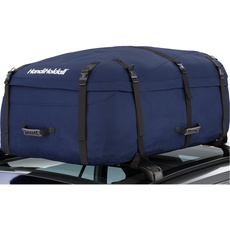 HandiWorld HandiHoldall Groß 330 Liter Weiche Dachbox - Faltbare Wetterfeste Dachtasche mit Festem Boden - Marineblau