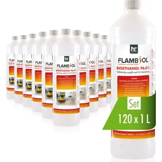 Höfer Chemie Bioethanol 96,6% Premium 1 l 120 St.