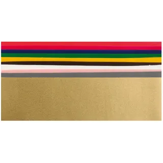 Glorex  Glorex verzierwachs Set 10 Stück Wachsplatten 200 x 55-100 mm