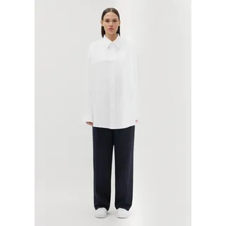 Businesshemd STUDIO SEIDENSTICKER, Herren, Gr. L (41-42), normale Ärmellängen, weiß, 97% Baumwolle 3% Elastan, unifarben, oversize, 1-Knopf-Manschette, Hemden Businesshemd, Oversized Langarm Kentkragen Uni