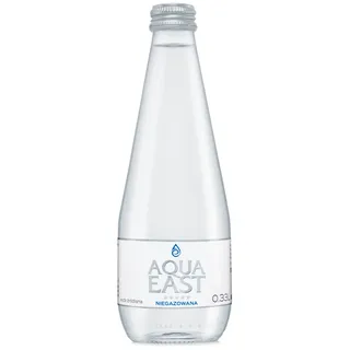 Stilles Quellwasser, natriumarm, 330 ml (Glas) - AQUA EAST